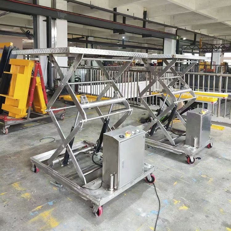 小型不锈钢剪叉升降台